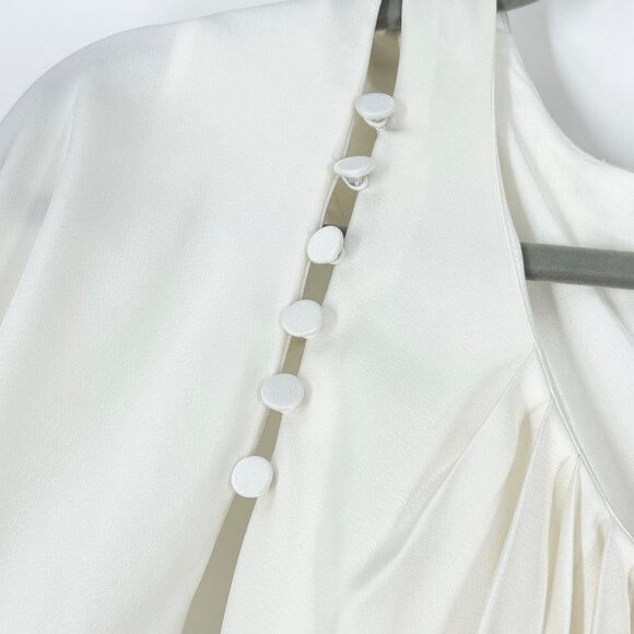 NWOT Jonathan Simkhai Laurette Cape Maxi Dress Size 6 - Picture 5 of 13